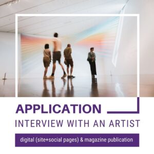 Personal interview - digital and magazine publication