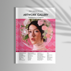 Artwork Gallery Magazine - Issue 7. Enjoying the color